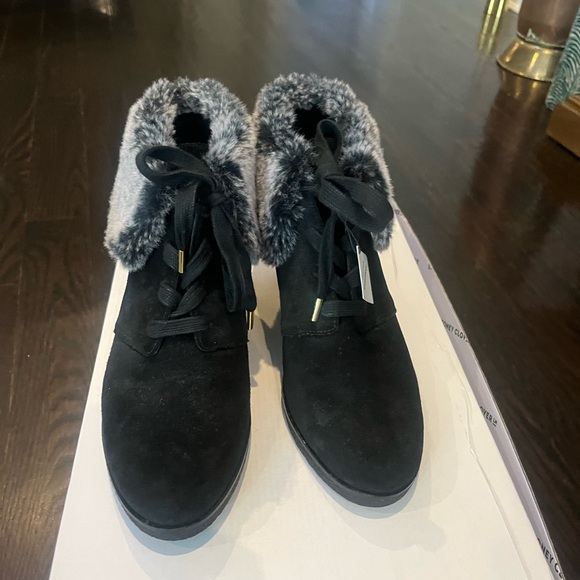 COLE HAAN Coralie Suede Booties - Picture 8 of 8